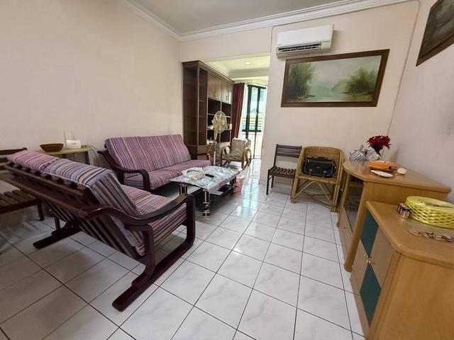 Indah Court Apartment Ground floor Renovated Likas