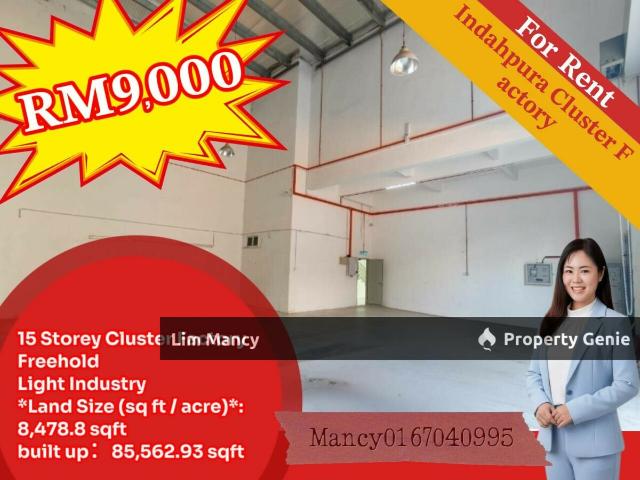 Indahpura Kulai Cluster Factory For Rent