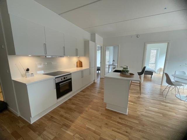Indbydende nybygget rækkehus i Overlund – moderne komfort og masser af lys
