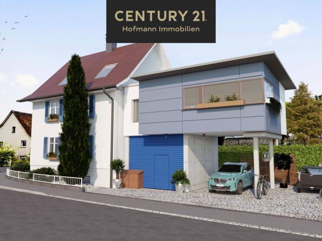 Individualisten und kreative Köpfe: Freist. EFH m. Carport und Bauland in Rheinfelden Herten