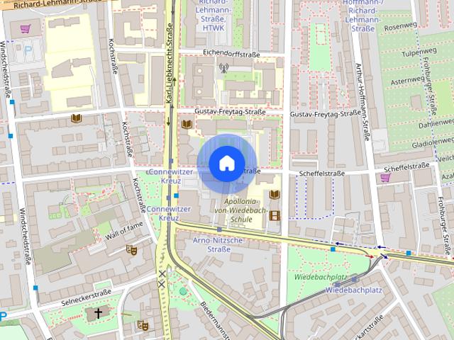 Individuell geschnitten 4 Raum Whg. zur Miete in Connewitz Wentzel Dr