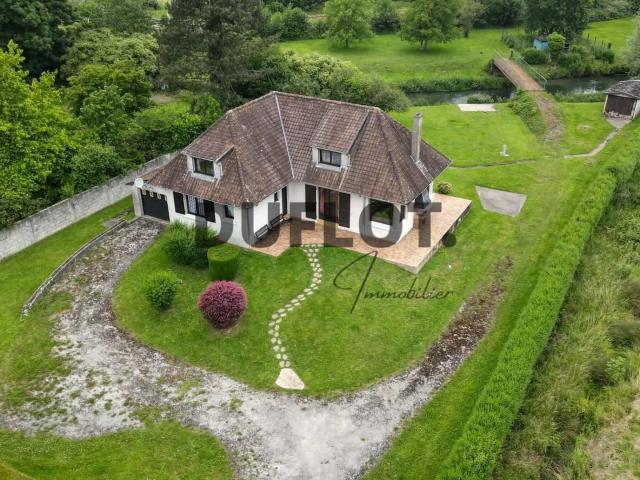 Individuelle en semi plain pied 4 chambres 143m² Marconnelle