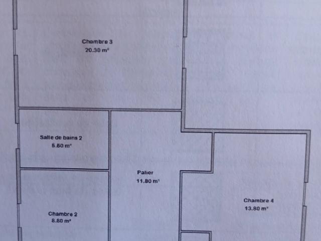 Individuelle en semi plain pied 4 chambres