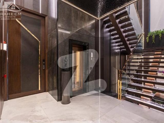 Indoor swimming pool 1 kanal brand new ultra modern fully furnished luxury villa for sale in dha phase 6 near to raya fairways. DHA Phase 6 Block L
