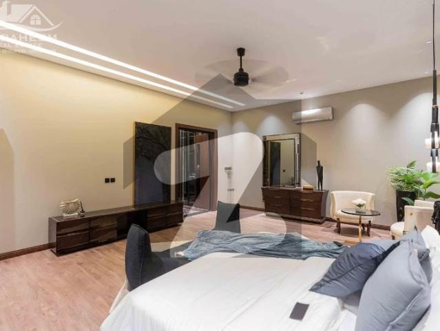 Indoor swimming pool 1 kanal full basement ultra modern fully furnished luxury villa for sale in dha phase 5 near to park. DHA Phase 5