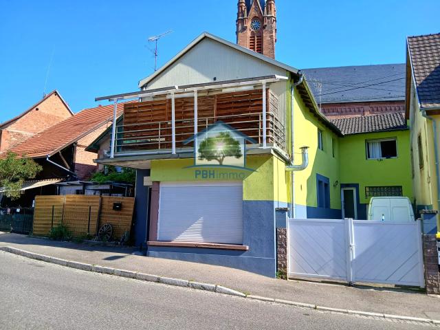 INGWILLER 67 MAISON F3/F4 90 M² TERRASSE GARAGE + LOCAL COMMERCIAL LOUE