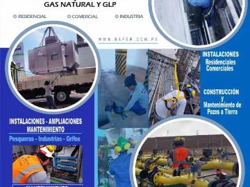 INSTALACIONES DE GAS NATURAL Y GLP PARA CASAS