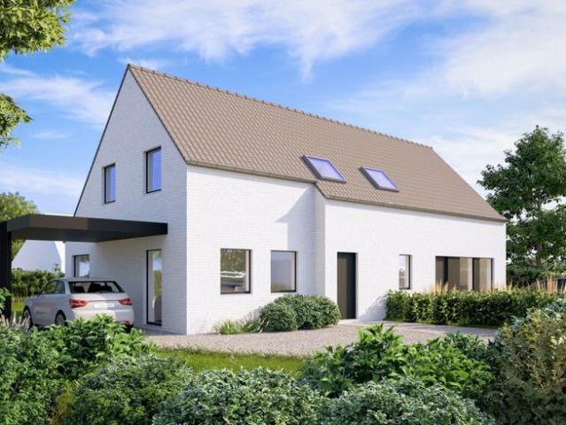 Instapklare halfopen nieuwbouwwoning te koop in Meulebeke
