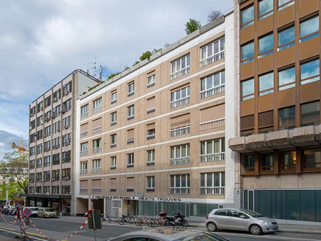 Interner Parkplatz im Keller