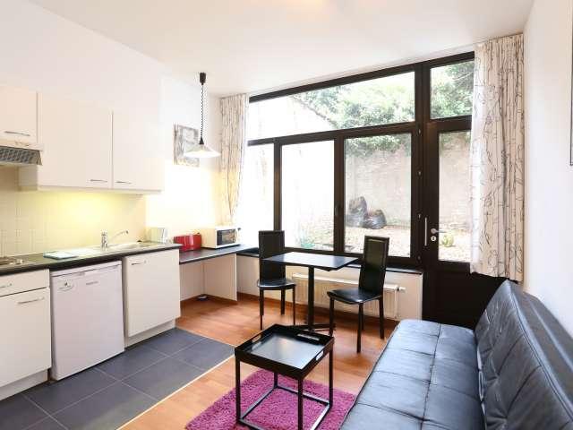 Interior studio apartment for rent in Ixelles, Brussels