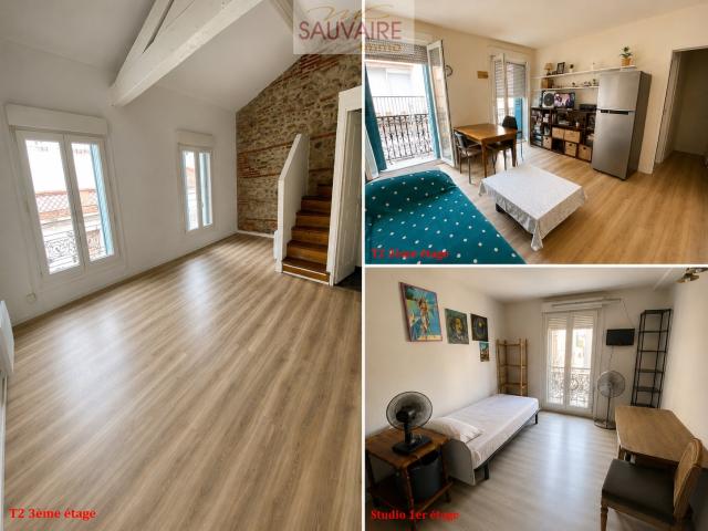 Investissement locatif Lot de 3 appartements à Perpignan
