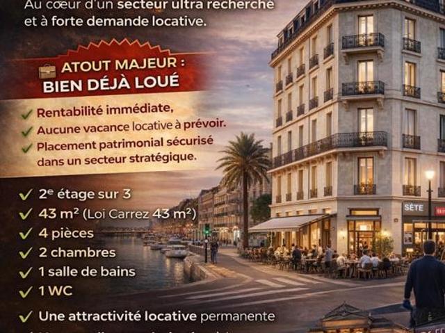 Investissement premium – emplacement n°1 à sète