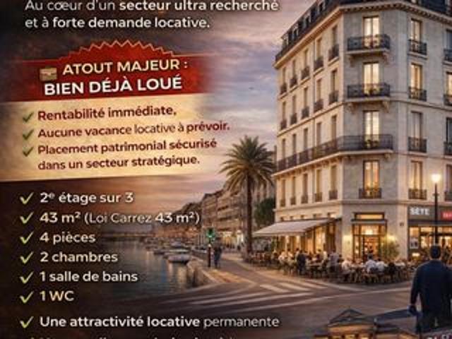 INVESTISSEMENT PREMIUM – EMPLACEMENT N°1 À Sète