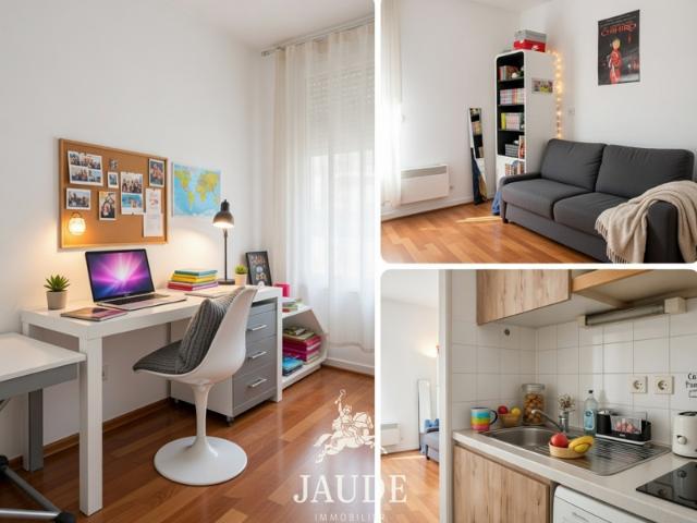 INVESTISSEURS Studio meublé de 18,04 m2 en résidence étudi