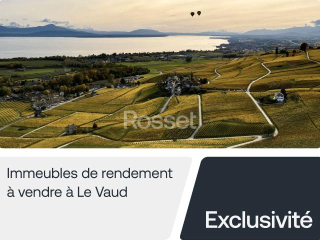 Investment building on sale in Le Vaud | dreamo. Ch