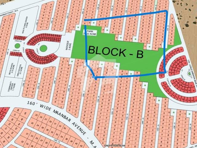 Investor Deal 500 Sqyd Prime Location Plot in Block B