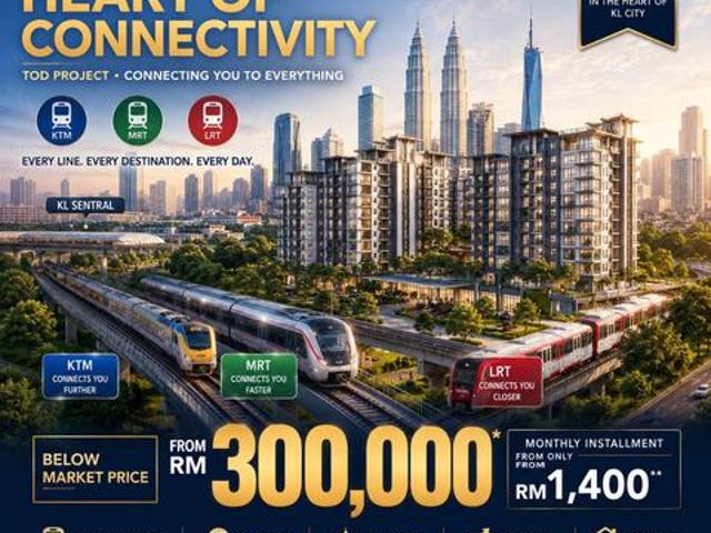 INVESTOR PICK 14K mth Dualkey 2 R Next MRT 1 Stop Midvalley