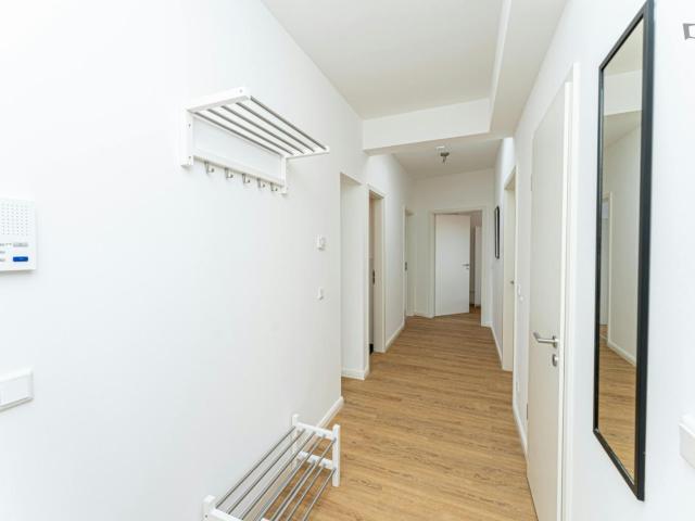 Inviting single bedroom with a balcony, in Pankow