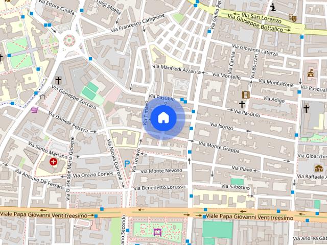 Inviting single bedroom in proximity to Bari Policlinico train station