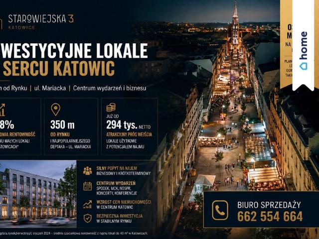 Inwestycyjne apartamenty w Katowicach od 290 tys zł