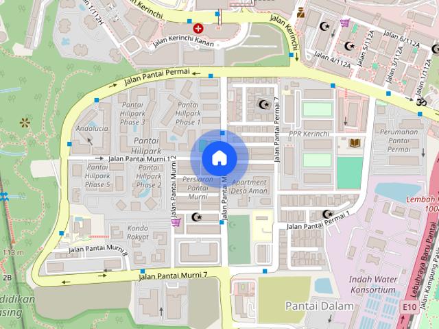 Inwood Residences, Pantai