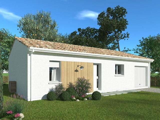 ISERE 72 m² 3 chambres et garage à vélo