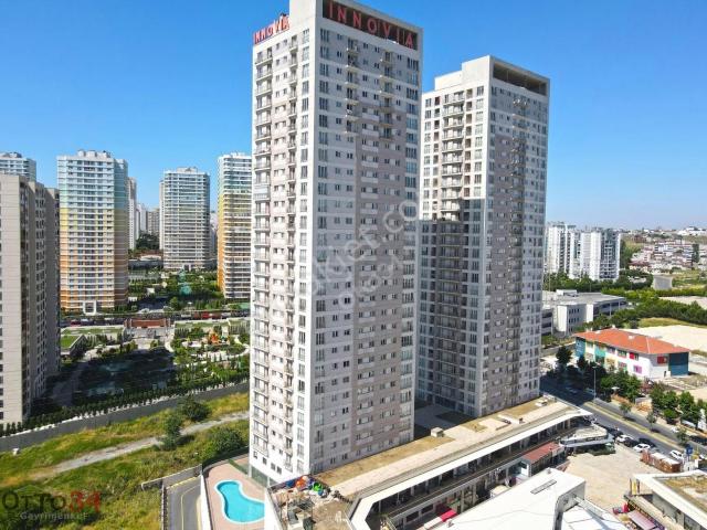 Ispartakule İnnovia'da Çift Banyo Balkonlu Kapalı Mutfak Boş 2+1