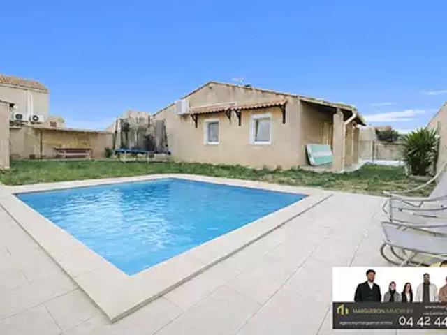 Istres 13800 Achat / Vente maison 4 pièces t4 piscine terrasse