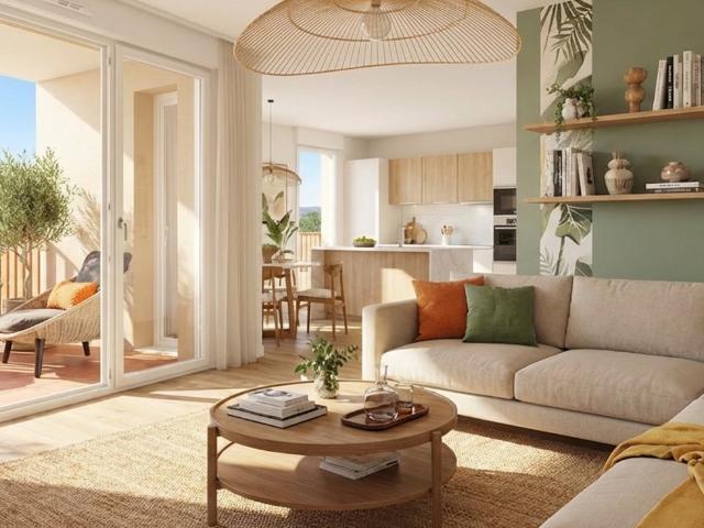 Istres au coeur d'un espace boisé classé 3 à 4 pièces, 57 à 76 m²