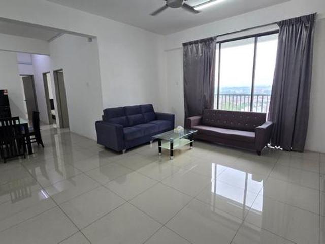 Ipoh meru casa kayangan full furnish gate guard 3 room condo for rent