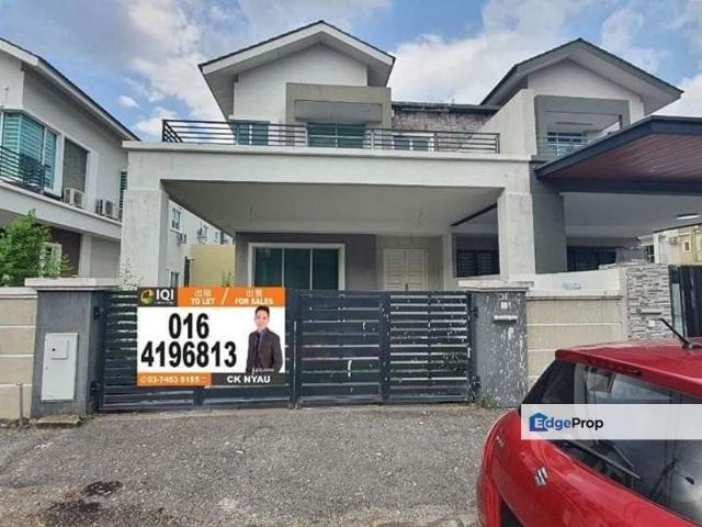 Ipoh bercham east eden new never occupied 2 sty semi d for
