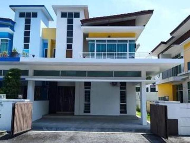Ipoh lahat mines full furnish gated guarded 2storey semid hs for rent
