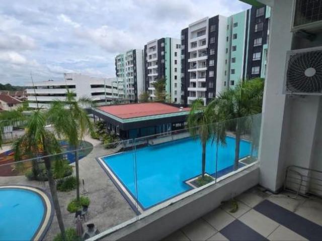 Ipoh pengkalan manhattan full furnish gate guard 3room condo for rent