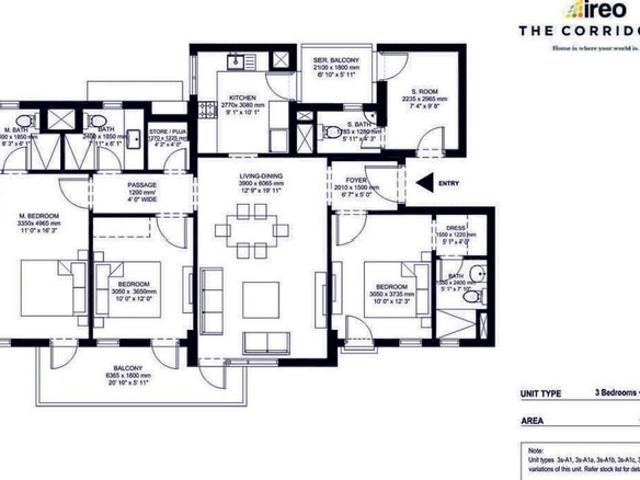 Ireo The Corridors 2.5 Bedroom 1542 Sq. Ft. Apartment in Sector 67a Gurgaon Listing ID: #10259