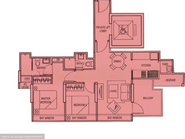 Iridium D11, Apartment