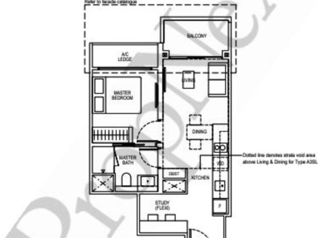 Irwell Hill Residences Condominium For Rent, $5,000, 1 Bed 1 Bath 495 sqft $10.10 psf