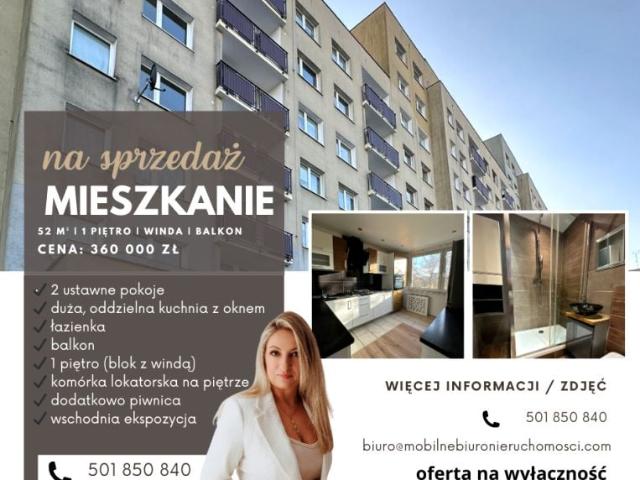 Iwaszkiewicza 52 m², Częstochowa