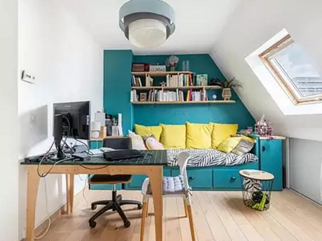 Ivry sur Seine 94200 Achat / Vente appartement 2 pièces t2 au dernier étage
