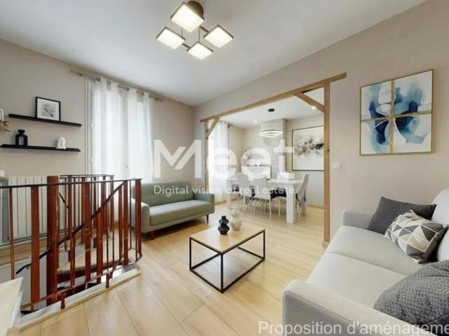 IVRY SUR SEINE APPARTEMENT EN DUPLEX 3 PIÈCES DE 58 M²