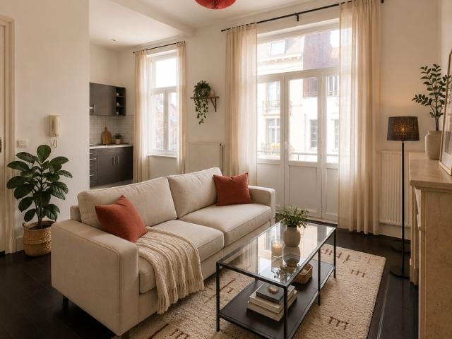 Ixelles – Saint Boniface District | Charming unfurnished 1 bedroom apartment