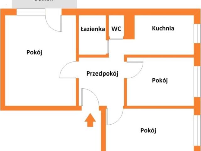 Janusza Kusocińskiego 52,97 m², Łódź