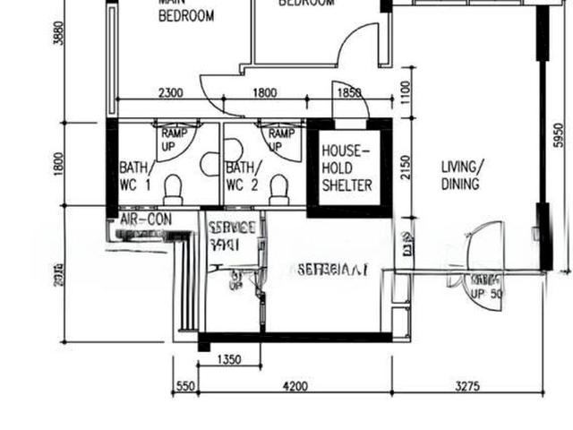 Jade Spring @ Yishun. HDB 3 Rooms