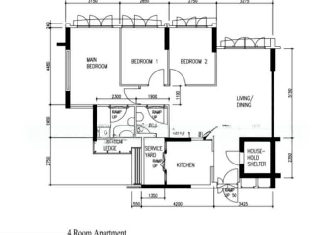 Jade Spring @ Yishun. HDB 4 Rooms