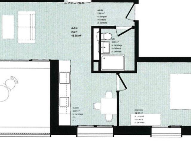 Langzeitmiete: Neue Wohnung im Herzen des Dorfes Montana