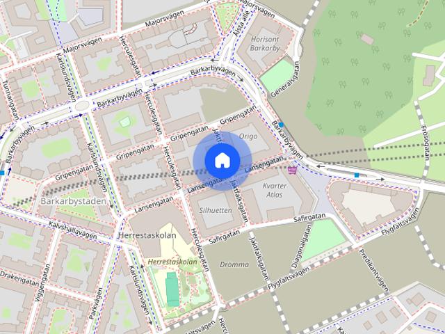 Jaktfalksgatan 4, Barkarbystaden