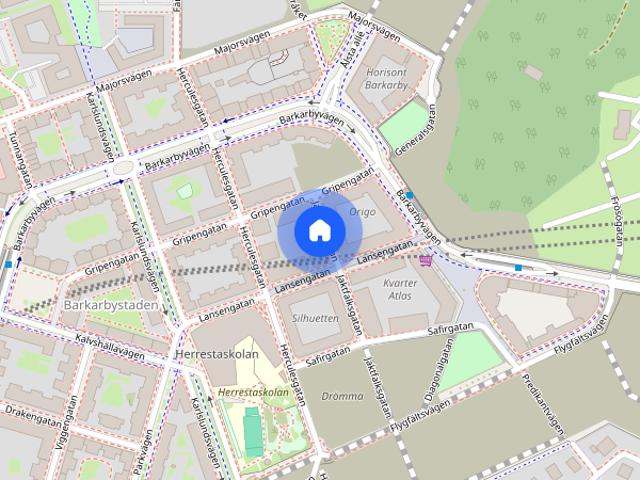 Jaktfalksgatan 2, Barkarbystaden