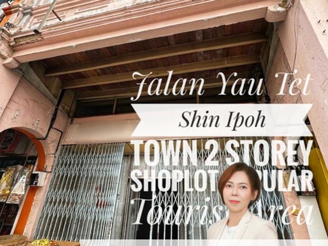 Jalan Yau Tet Shin Ipoh Town 2 Storey Shoplot Popular Tourist Area