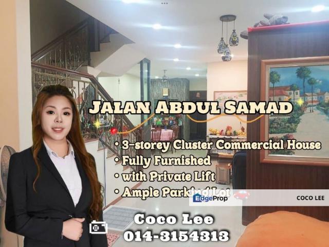 Jalan Abdul Samad @ 3 storey Cluster Commercial House
