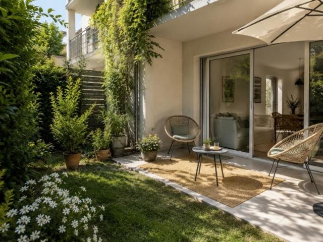 JARDIN PRIVATIF XXL * T3 familial de 77 m² TERRASSE & extérieur de plus de 60 m² Résidence intimiste et végétalisée PARKING
