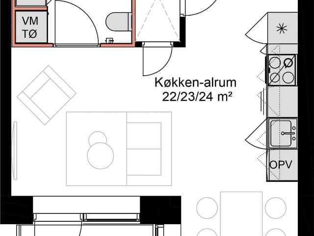 Jarlsberggade 9, 7 lejl. 3